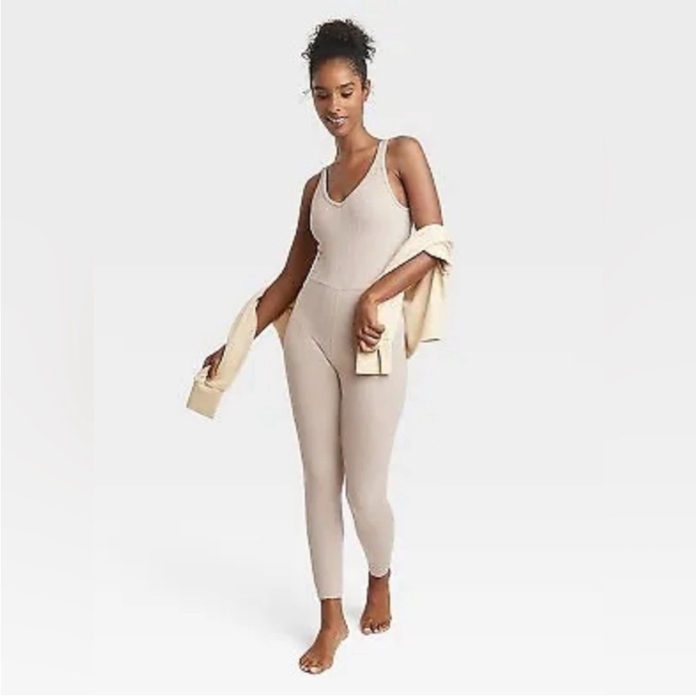 JOYLAB Textured Jumpsuit-Small